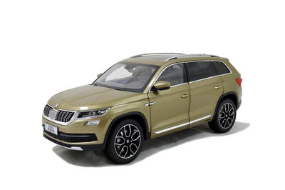 

Paudi 118 scale Skoda Kodiaq 2017 Gold diecast model car die-cast car