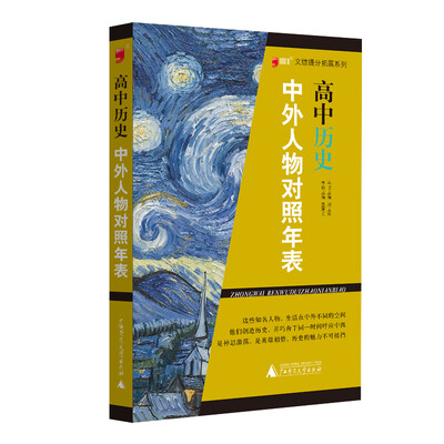 

文综提分拓展系列：高中历史中外人物对照年表