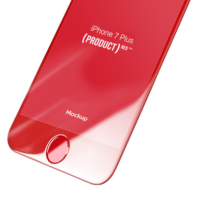 

ESK iPhone8 / 7 Plus закаленная пленка Apple 8/7 Plus закаленная стеклянная пленка 3D мягкий край полный экран высокой четкости взрывозащищенный мобильный телефон защитная пленка JM93- красный