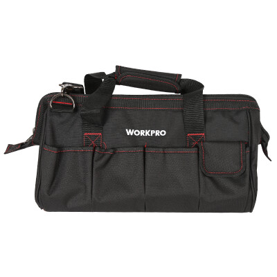 

WORKPRO W081023N thick wear-resistant multi-function electrician repair kit large shoulder bag of Oxford cloth tool 18 inches