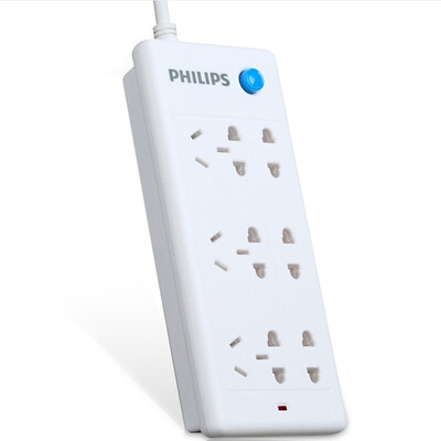 

Philips PHILIPS 6-hole 18 m socket plug-in plug-in board wiring board energy-saving one core fire socket board