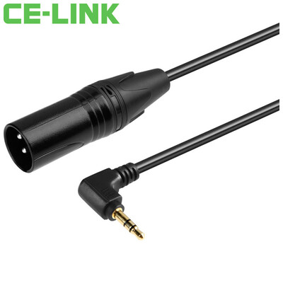 

CE-LINK 2820 DC3.5 передачи головка 3 контактный XLR аудио кабель локтевые / 2 м хорошо известного компьютера подключен к телефонной линии XLR микрофонный кабель микрофона звуковой микшер
