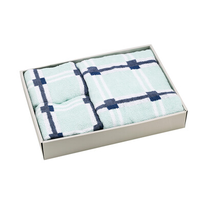 

【Jingdong Supermarket】 Jia Bai towel towel towel three-piece set of gift sets of cotton combed cotton thick squeeze dry dry England style (red