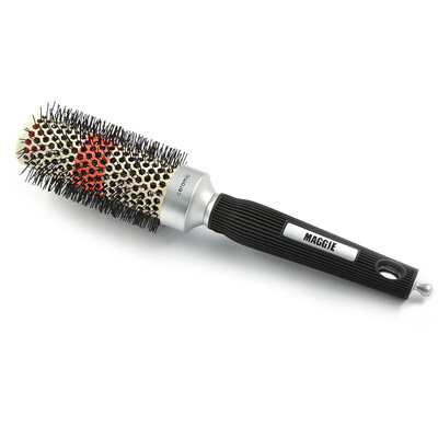 

Maggie MAGGIE combs female roll comb pear big roll modeling roll comb comb ceramic fluence curly hair comb gift 2614
