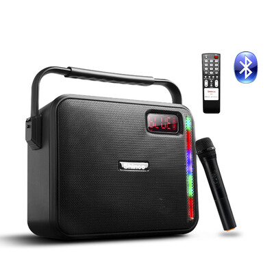 

Shinco T6 Square Dance Outdoor Portable Portable Card Bluetooth Speaker High Power Amplifier Black