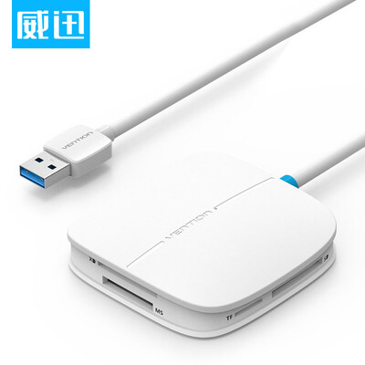 

VENTION USB3.0 многофункциональный 5-в-одном высокоскоростной кард-ридер MS CF TF XD SD поддерживает карту памяти OTG multi-card читать дальше 0,5 метра белый CECWD