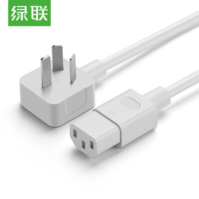 

Green Alliance UGREEN computer host power line desktop display GB national standard female three-hole power cable plug electric rice cooker wire 15 meters gray 30568