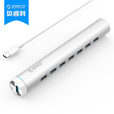 

USB разветвитель ORICO ответвительное устройство Тип C--7 портов USB3.0 круговое