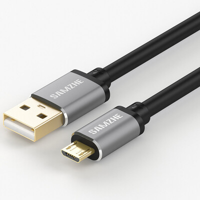 

SAMZHE Micro USB Cable for Charging&Data Transfer black 025m