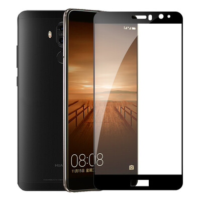 

LANCO Huawei mate9 tempered film mobile phone film full-screen coated tempered screen screen protective film for Huawei mate9 black