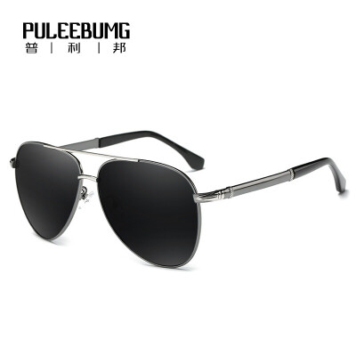 

PuLeeBumG European and American fashion polarized sunglasses men riding a driving mirror sunglasses driver mirror yurt P2652