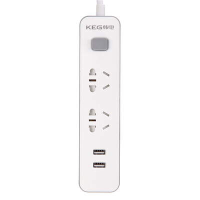 

Han Electronics (KEG) HD-ZSB-02KU2-GR 1,8 м 2 отверстие 2USB смарт-металлический серый разъем гнездовой платы