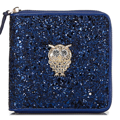 

Fashion style kangaroo (BANDICOOT) handbags new lady wallet female short paragraph zipper hand bag 0152 ice blue (blue