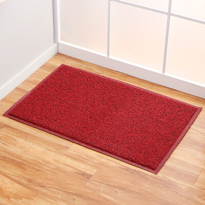 

Ou Runzhe rug kitchen porch bathroom mat restaurant door mat dust pad 6090 cm red