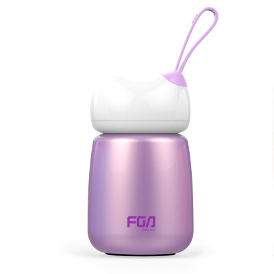 

Jingdong supermarket] Fu Guang white series students cute fashion with filter straight stainless steel insulation Cup 280ml fashion white (WFZ1042-280