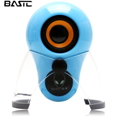 

My hand (BASIC) X5 2.0 channel mini stereo computer USB portable subwoofer blue