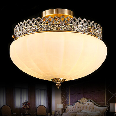 

European style retro living room bedroom chandelier ceiling lamp