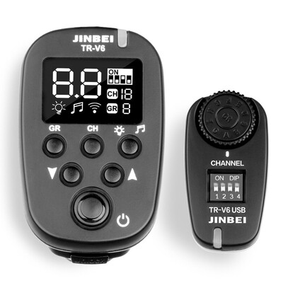 

Kimbe TR-V6 Flash Unit Studio Light Flasher 24G Wireless Remote Trigger USB Receiver Photographic Equipment