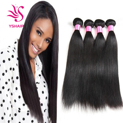 

Peruvian Virgin Hair Straight 4 Bundles Straight Peruvian Hair Bundles 100g/pc Human Hair Extensions Peruvian Straight Hair