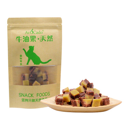 

Shea Butter Cat Snacks Two-color Cheese Beef Cat 60g Adult Cat Snacks Natural Cheese Meat