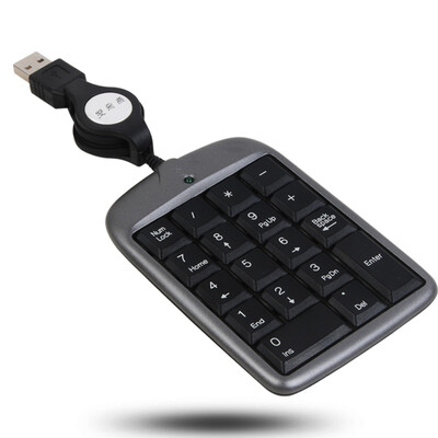 

Кнопка (A4TECH) TK-5 проводная клавиатура ноутбука USB цифровая клавиатура клавиатура черный