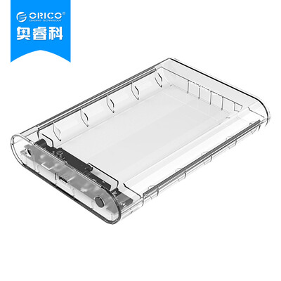 

ORICO (ORICO) 3139C3 3.5 дюймов полной перспективы SATA движение дискового картриджа типа C-серийной внешней коробка прозрачной