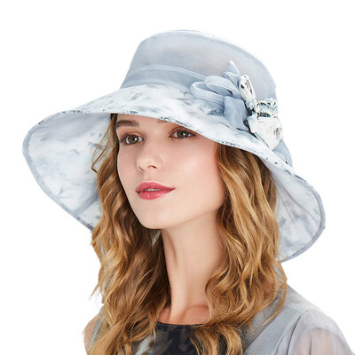 

Jingdong Supermarket Karman Kenmont km-3443 bow shade shade fisherman hat female Korean tide travel sunscreen beach summer mulberry silk cap gray
