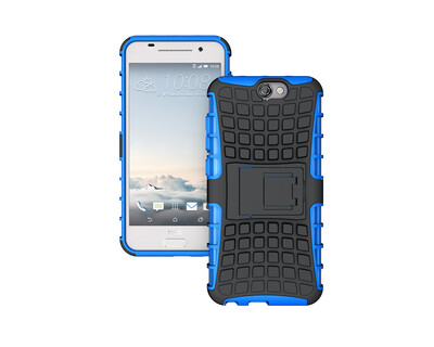

Htc A9 CaseGangxun Heavy Duty Armor Dual Layer Rugged Hybrid Hard Shockproof Case with Kickstand for Htc A9 Cover (blue)