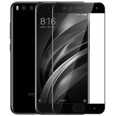 

ESCASE millet 6 tempered film millet 6 full-screen screen printing film full coverage HD explosion-proof anti-fingerprint mobile phone film black