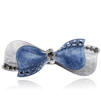

Royal salsa (Royalsasa) head ornaments ornaments cross-clamp spring chuck hair hockey clip acrylic imitation crystal blue