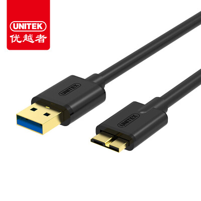 

(UNITEK) мобильный жесткий диск данных кабель 1 метр Micro USB3.0 мобильный телефон зарядное устройство линия s5 Samsung примечание3 Toshiba Seagate кабель для передачи данных черный Y-C461BBK