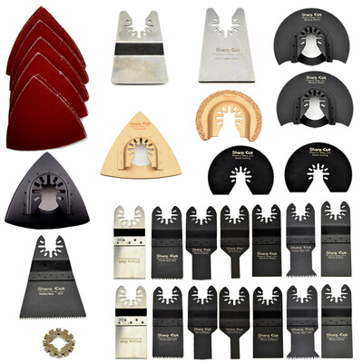 

50 pcs/set Oscillating Tool Saw Blades Accessories kits fit for Multimaster power tools Multi Tool Saw blades kits