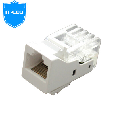 

IT-CEO ultra-five network information module RJ45 module free to play 180 degrees Y2RJ45-5C white