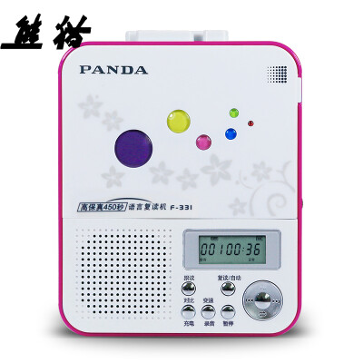 

Panda PANDA F-331 Multifunctional Language Recorder Recorder Tape & USB TF Mutual Recorder MP3 Player u Disk Player Blue