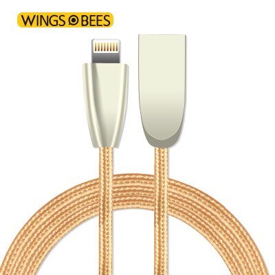 

Bee-winged Apple / Andrews Universal Multifunctional Combo Data Cable Zinc Alloy Dual-Purpose Rechargeable Cable 1 When 2 Holes 2 Fast Charge Adjust Current Safe Durable White