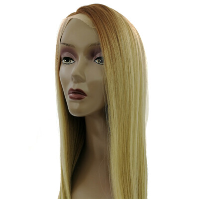 

Fashion Lace Front Straight Wigs Human Hair Silky Straight Synthetic Wigs For Women