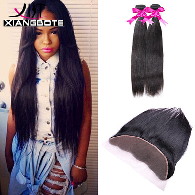

Indian Straight Virgin Hair With Closure 3 Bundles 13X4 Indian Straight Hair With Closure Cheap Straight Human Hair With Closure