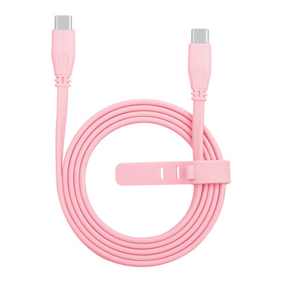 

MOMAX (MOMAX) DTC7 dual Type-C noodle data line Type-c switch Type-cUSB3.1 public security Zhuo mobile phone data charging line 1 m pink