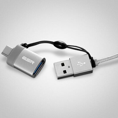 

Миллиард цветы (ESR) Type-C трансфицировали Andrews USB3.0 адаптера голову передачи кабеля для применения нового телефона OTG MacBook / Huawei P10 / серой музыка как глубокий космос (двухсекционный)