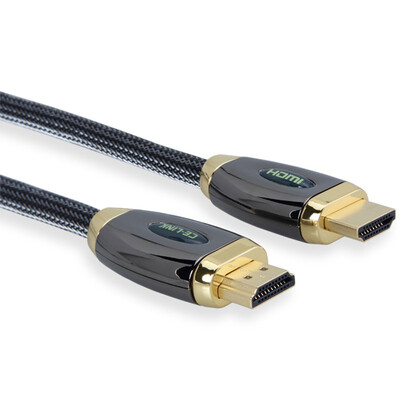 

CE-LINK HDMI кабель HD кабель 3 м Поддержка HDTV мониторов компьютерных проекторов линия 4K * 2K сплава цинка оплетка 2391