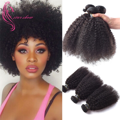 

Unprocessed 7A Монгольские волосы Virgin 3 Связки Afro Kinky Curly Hair Очень рекомендуемые комплекты волос Новое прибытие Fashion Style