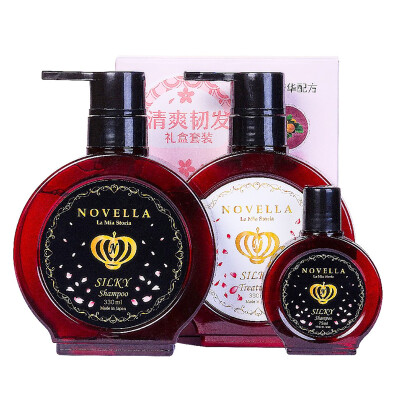 

(Novella) refreshing and toughness without silicone 3 sets (refreshing shampoo 330ml + fresh conditioner 330ml + fresh shampoo 75m