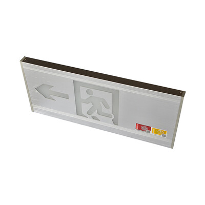 

Jiang Jing safety exit indicator emergency evacuation sign double-sided word double direction