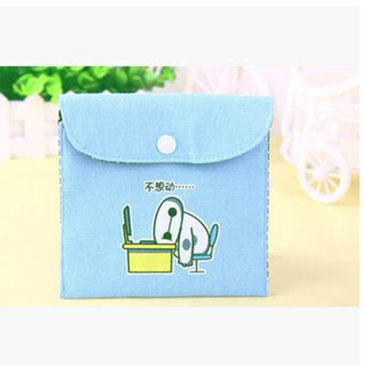 

Korean version of the cartoon hygiene cotton bag large fat warm male cotton wool package