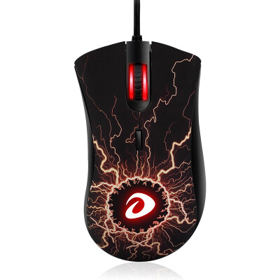 

Dale excellent (dare-u) VX6 professional game office mouse wired mouse multi-color light black