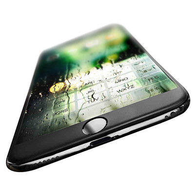 

(Baseus) iPhone7 / 6S / 6 закаленная пленка Apple 7 закаленная стеклянная пленка / мобильный телефон с высокой разрешающей способностью экранная пленка для защиты от замерзания края анти-синий черный