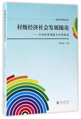 

村级经济社会发展随论乡村经营谋略与对策探述新农村建设读本