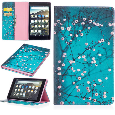 

GANGXUN Amazon New Kindle Fire HD 8 2016 Case Flip Shockproof Kickstand Slim Luxury Cover for New Fire HD 8