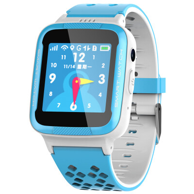 

Smart car Z6 children smart phone watch mobile phone boys&girls student positioning touch screen anti-lost waterproof card card deep waterproof water into the new Jingdong self-blue