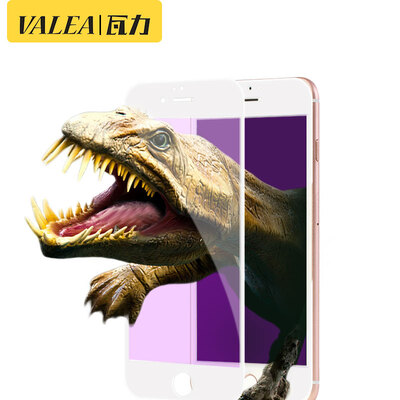 

[] Настенные три (Валя) Apple 6 / 6с плюс стали пленки iPhone6s / 6plus стало 3D пленкой, покрывающим мягкого край полноэкранного анти-синим стальной белого фильма